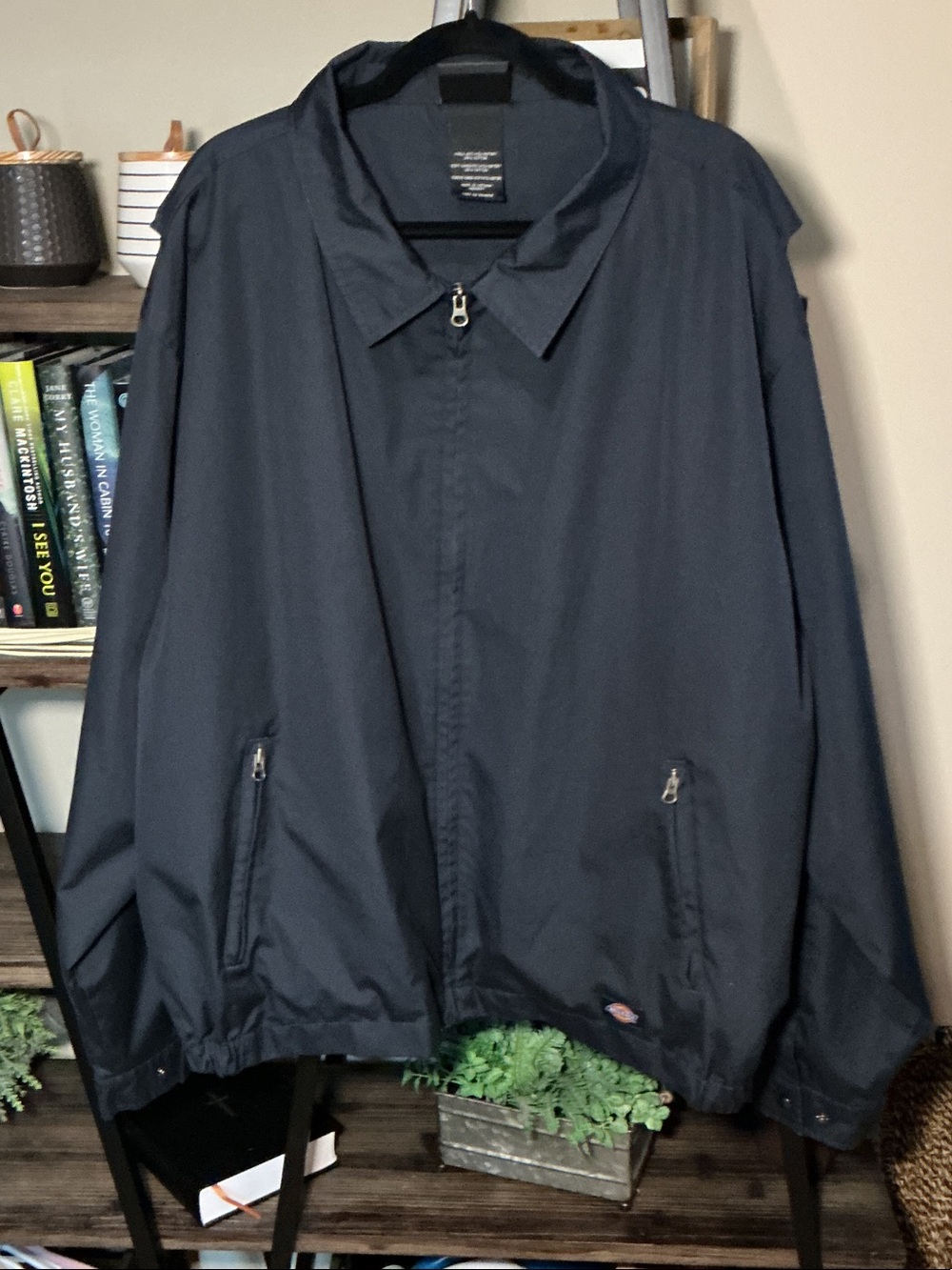 Dickies Navy Zip-Front Jacket Size 3xl